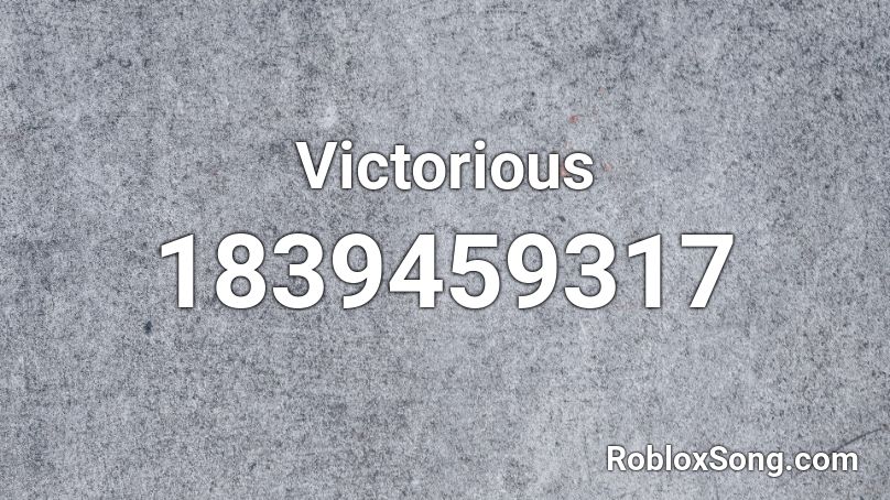 Victorious Roblox ID