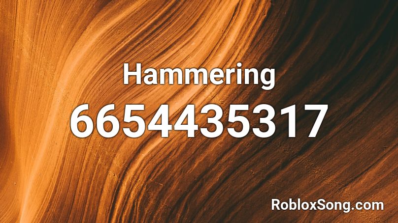 Hammering Roblox ID