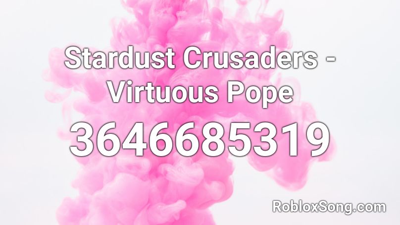 Stardust Crusaders - Virtuous Pope  Roblox ID