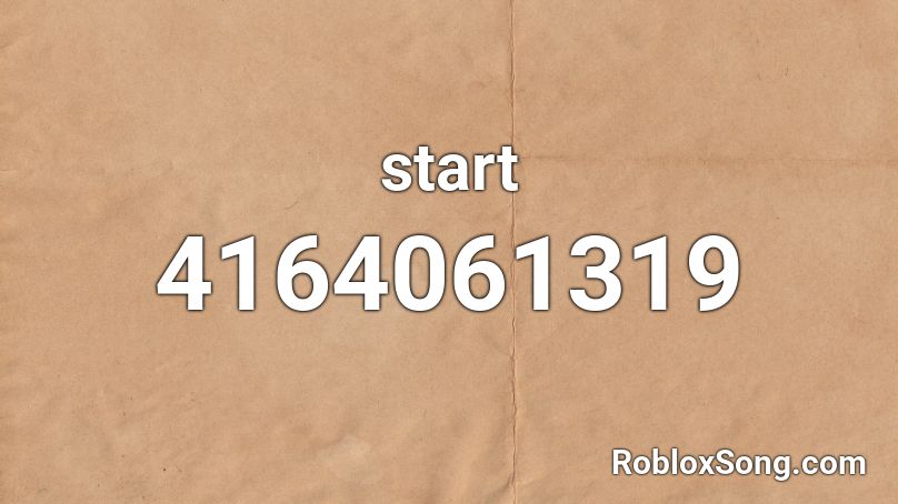 start Roblox ID