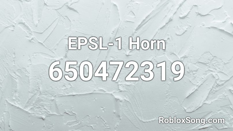 EPSL-1 Horn Roblox ID
