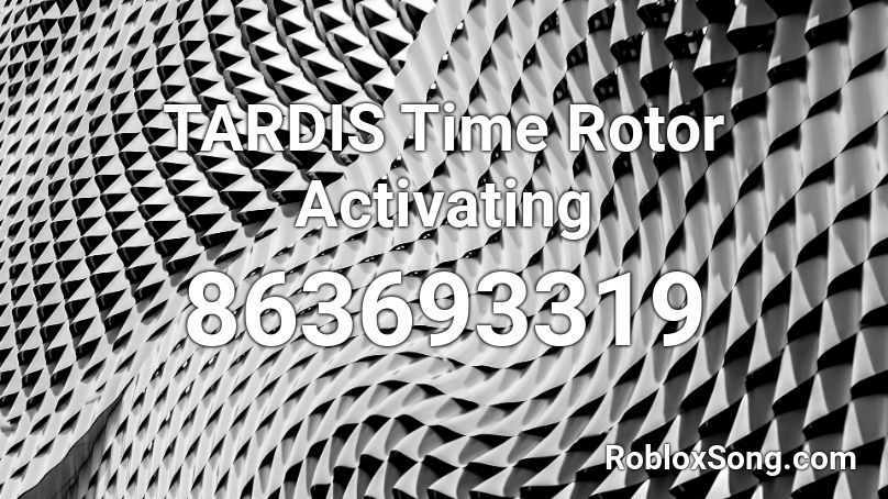 TARDIS Time Rotor Activating Roblox ID
