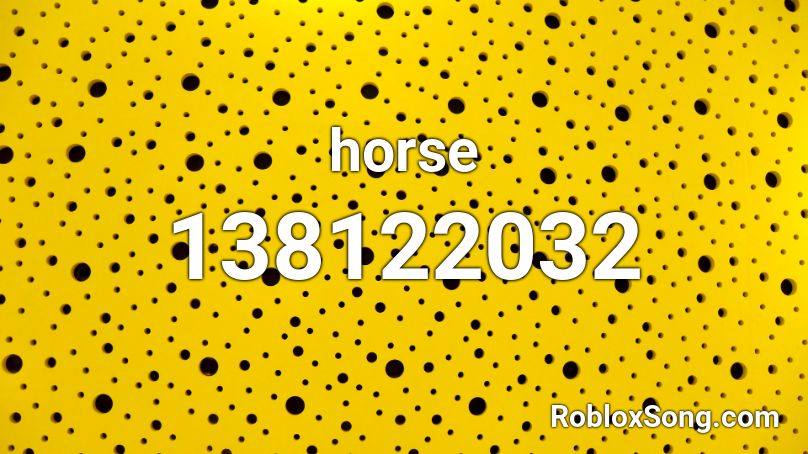 horse Roblox ID