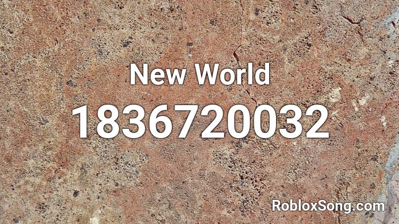 New World Roblox ID