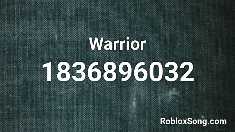 Warrior Roblox ID