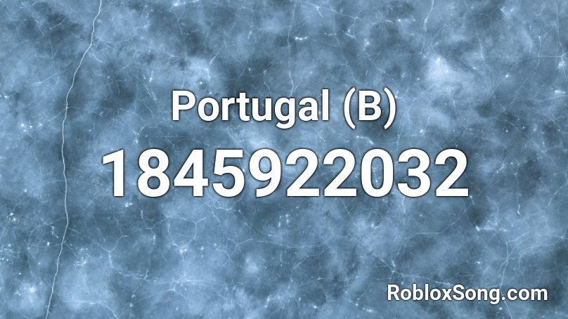 Portugal (B) Roblox ID