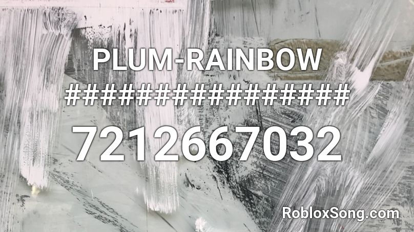 PLUM-RAINBOW ################ Roblox ID