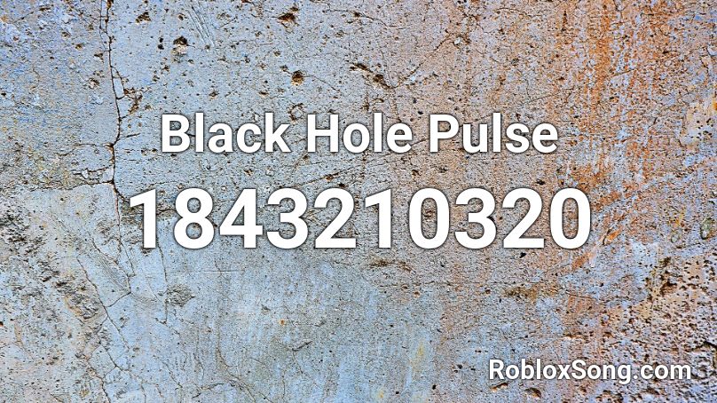 Black Hole Pulse Roblox ID