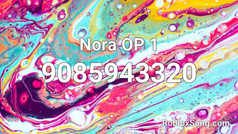 Nora OP 1 Roblox ID