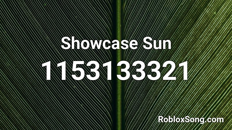 Showcase Sun Roblox ID