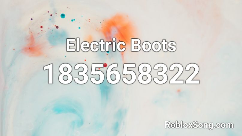 Electric Boots Roblox ID