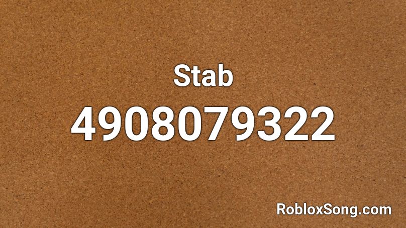 Stab Roblox ID