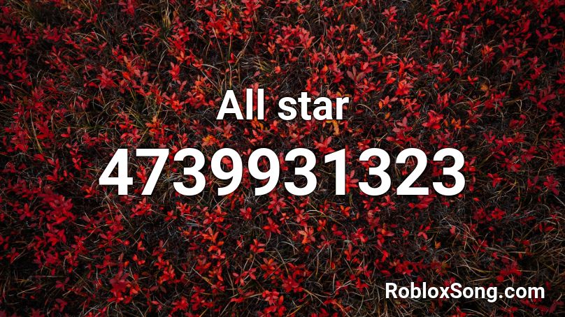 All star Roblox ID