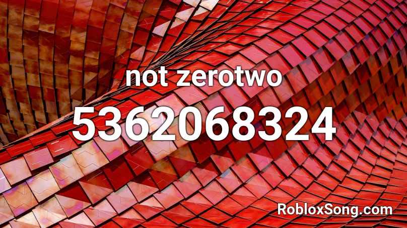 not zerotwo Roblox ID