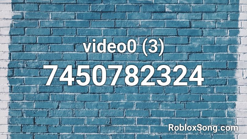 video0 (3) Roblox ID