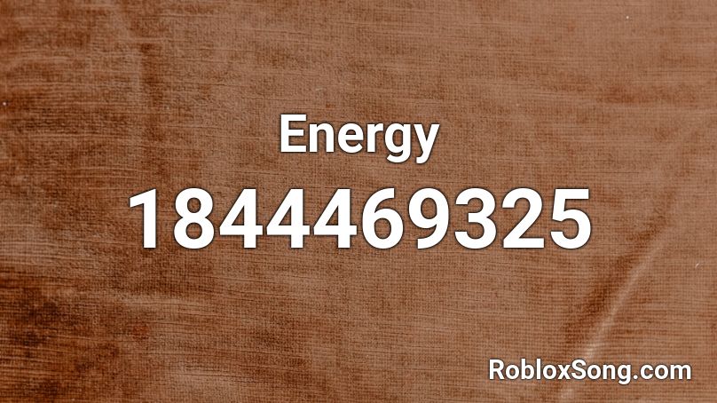 Energy Roblox ID