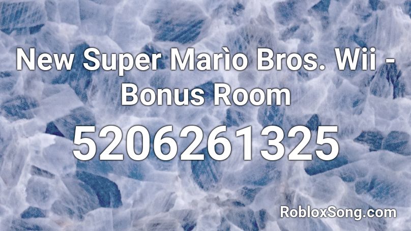 New Super Marìo Bros. Wii - Bonus Room Roblox ID