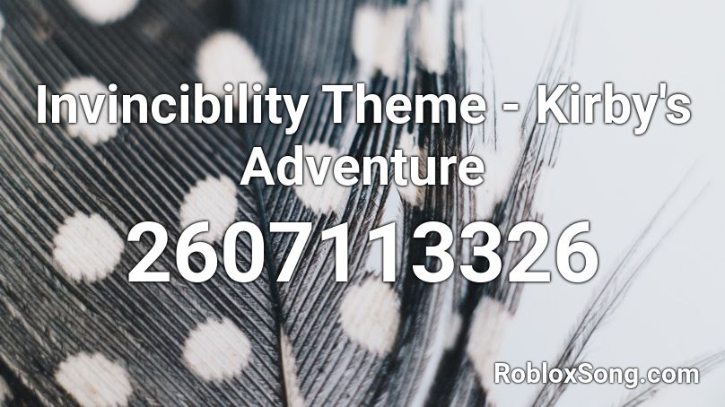 Invincibility Theme - Kirby's Adventure Roblox ID