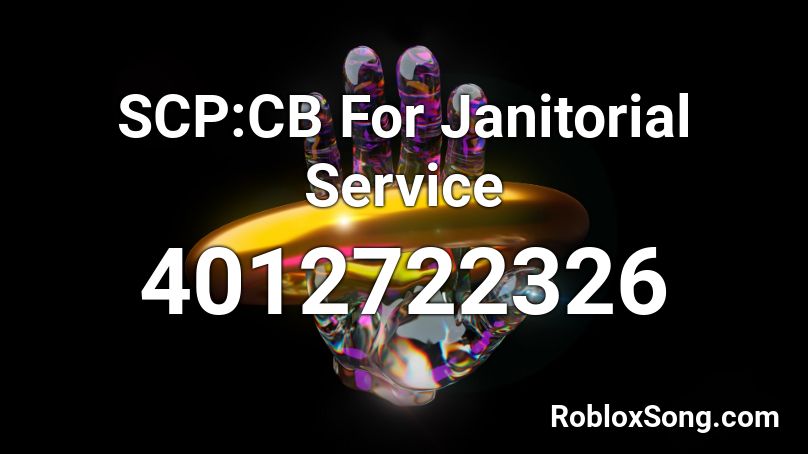SCP:CB For Janitorial Service Roblox ID