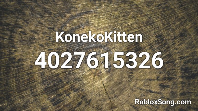 KonekoKitten Roblox ID