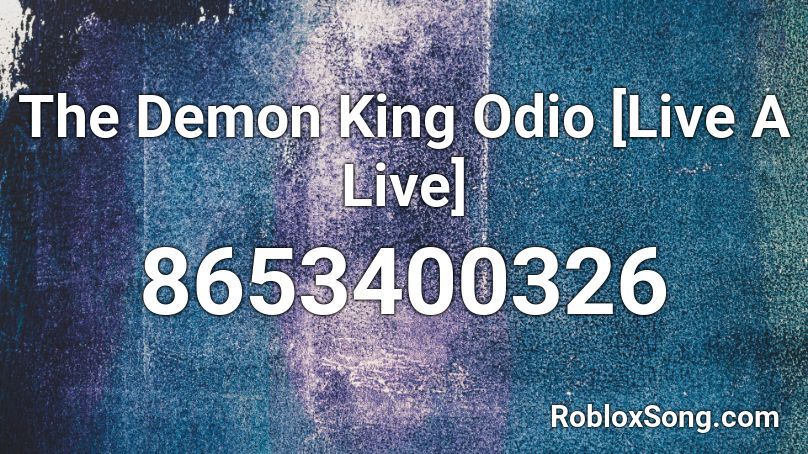 The Demon King Odio - Live A Live Roblox ID
