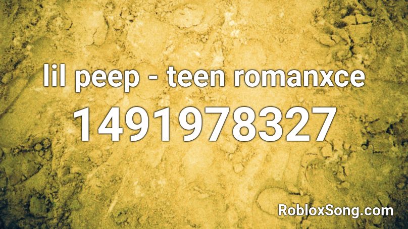 Lil Peep Teen Romanxce Roblox Id Roblox Music Codes - lil peep roblox