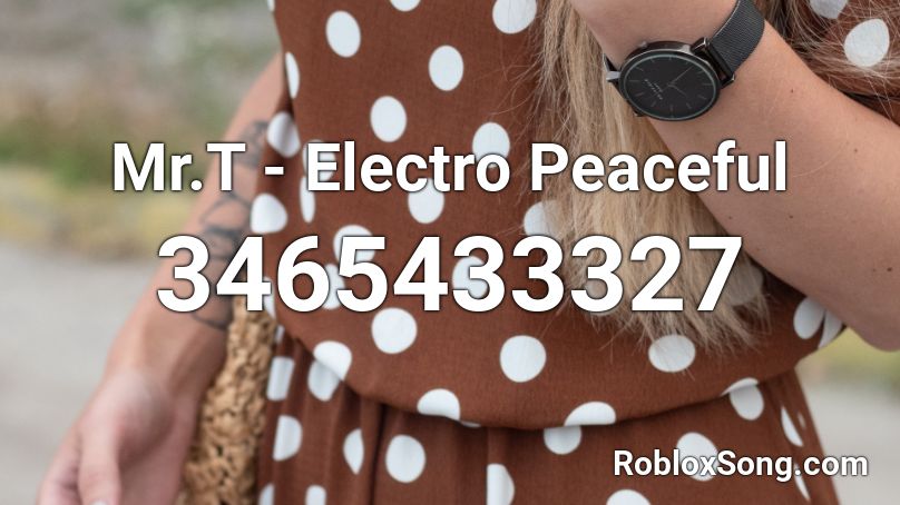 Mr.T - Electro Peaceful Roblox ID