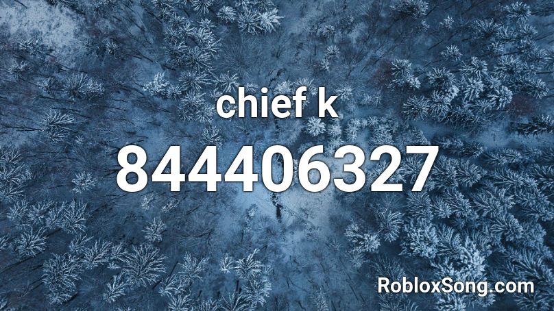 chief k Roblox ID
