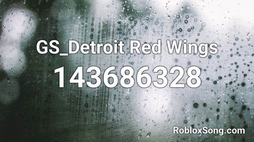 GS_Detroit Red Wings Roblox ID