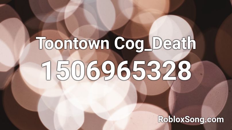 Toontown Cog_Death Roblox ID