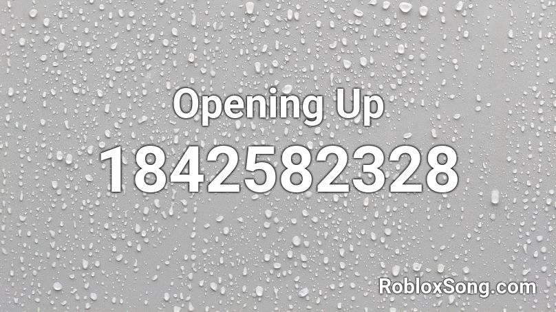 Opening Up Roblox ID