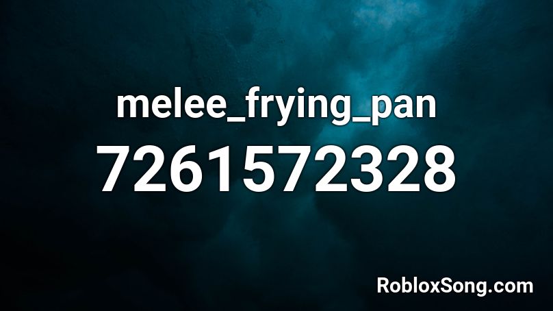 melee_frying_pan Roblox ID