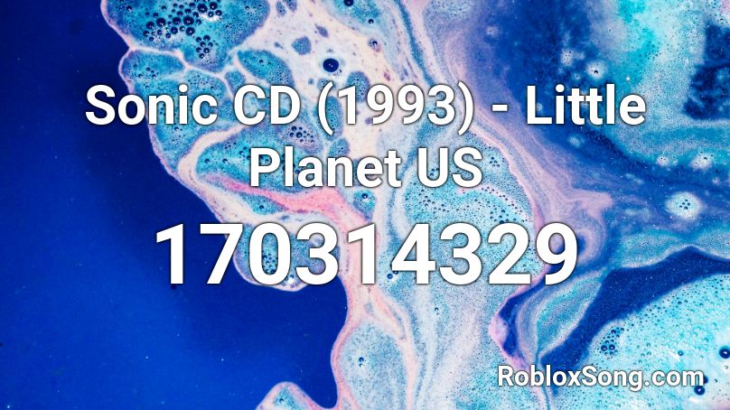Sonic CD (1993) - Little Planet US Roblox ID