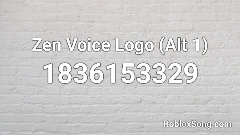 Zen Voice Logo (Alt 1) Roblox ID