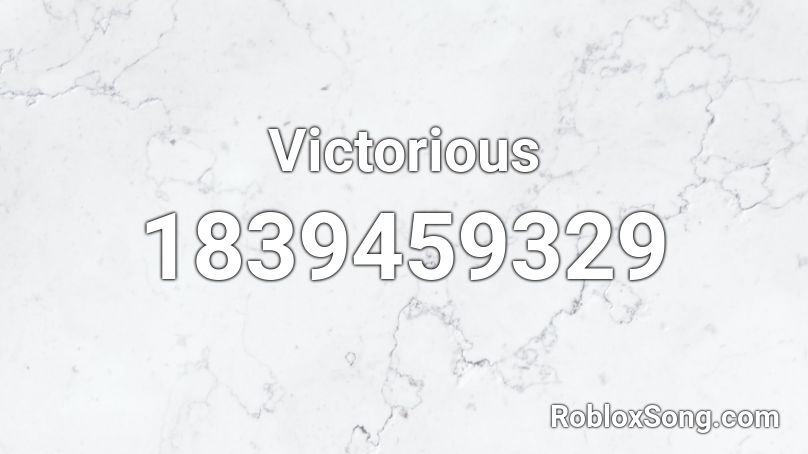 Victorious Roblox ID