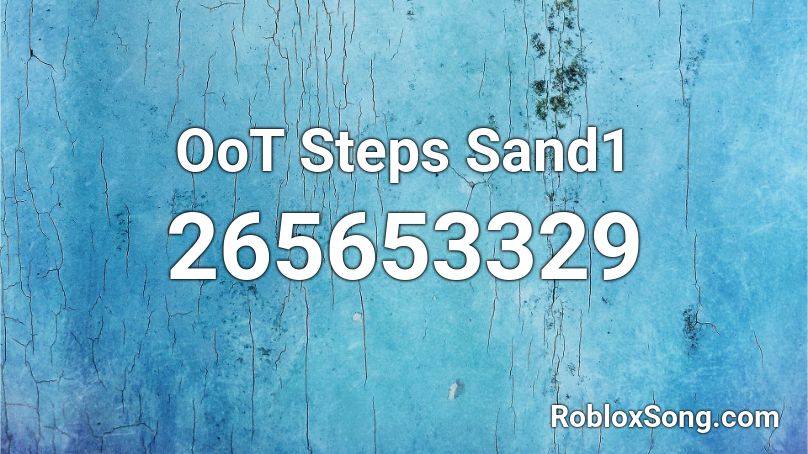 OoT Steps Sand1 Roblox ID