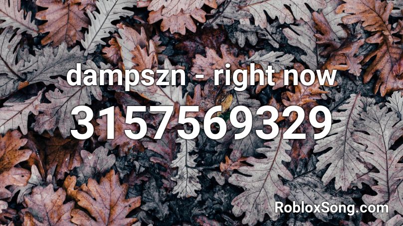 dampszn - right now  Roblox ID