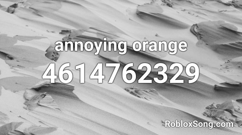 annoying orange Roblox ID