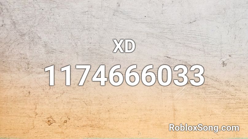 XD Roblox ID