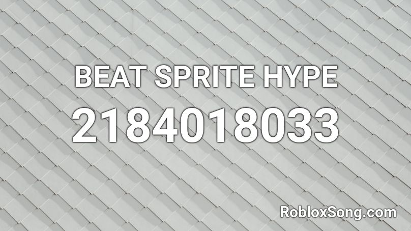 BEAT SPRITE HYPE Roblox ID