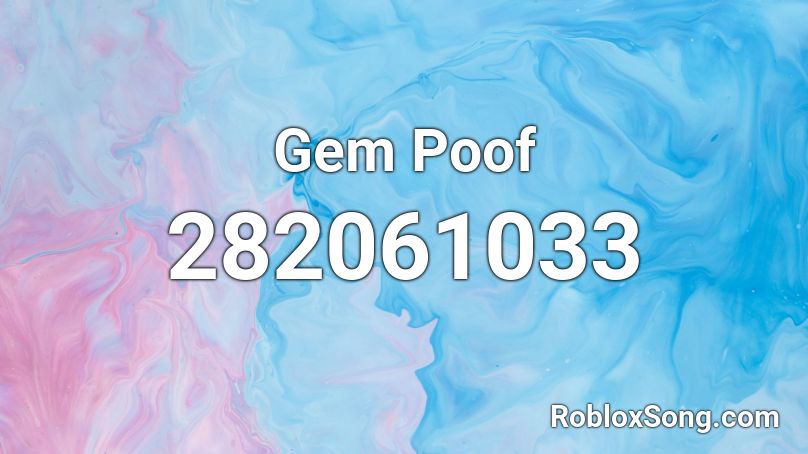 Gem Poof Roblox ID