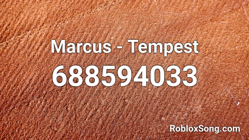 Marcus - Tempest Roblox ID