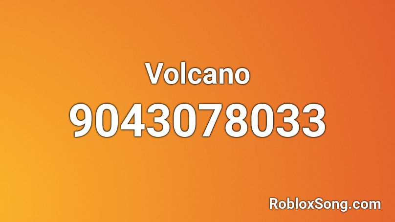 Volcano Roblox ID