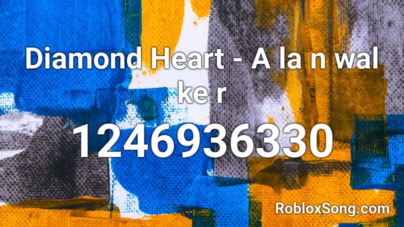 Diamond Heart - A la n wal ke r Roblox ID
