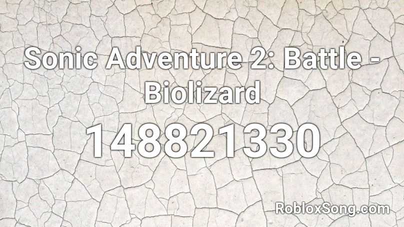 Sonic Adventure 2: Battle - Biolizard Roblox ID