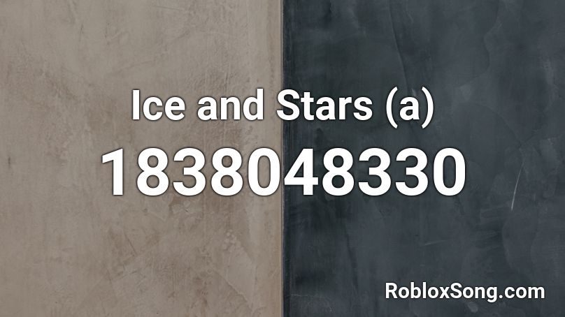 Ice and Stars (a) Roblox ID