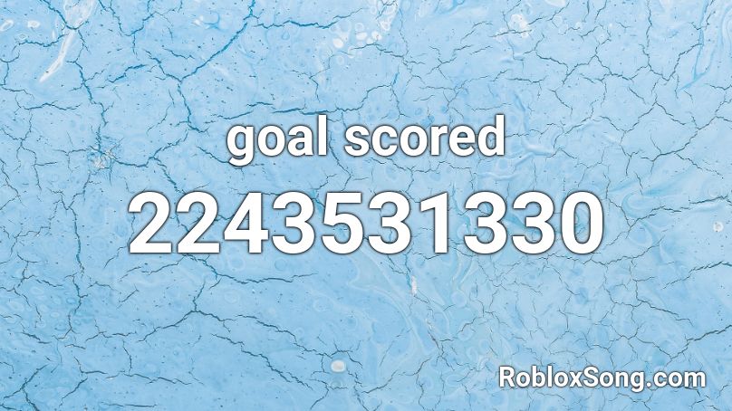 goal scored Roblox ID