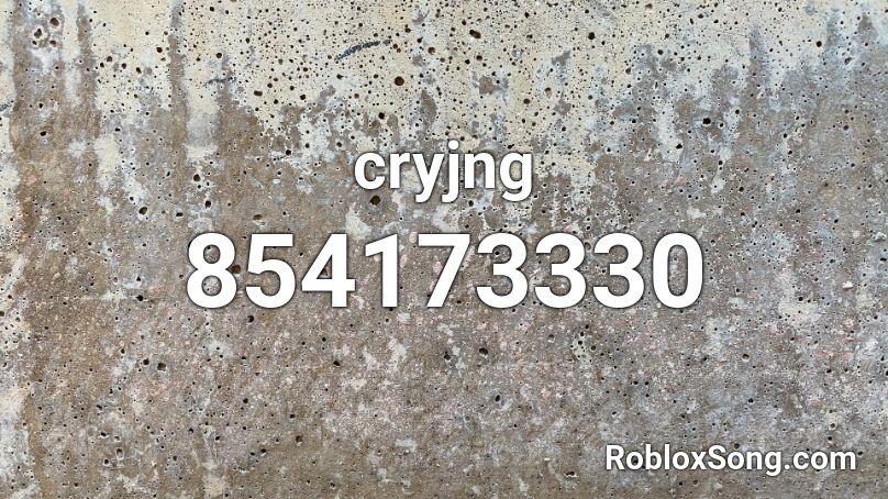 cryjng Roblox ID