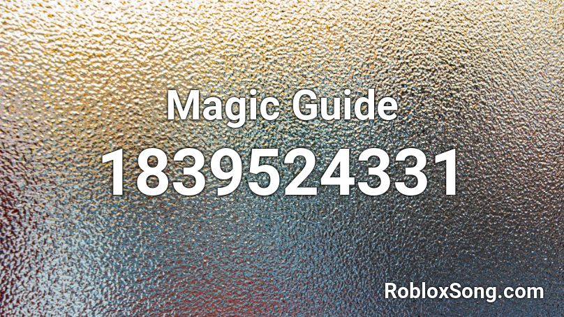 Magic Guide Roblox ID