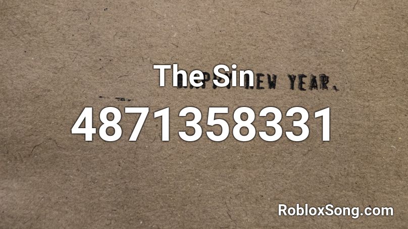 The Sin Roblox ID